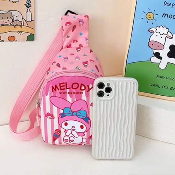 Adorable Kawaii Sanrio Children's Chest Bag - Tiny Backpack - Picture 9 of 15